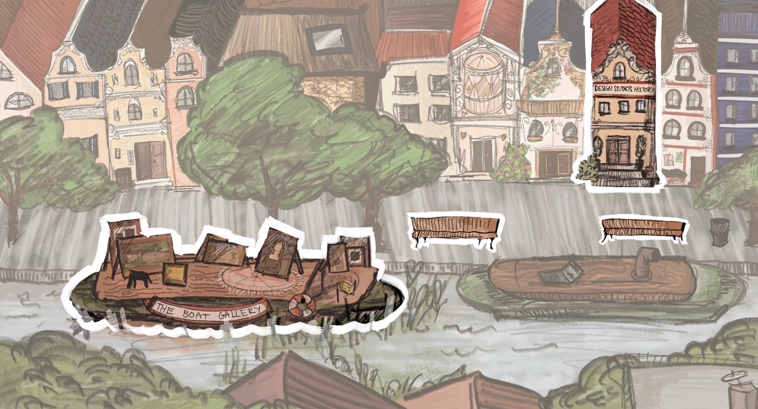 Map of Comic Town